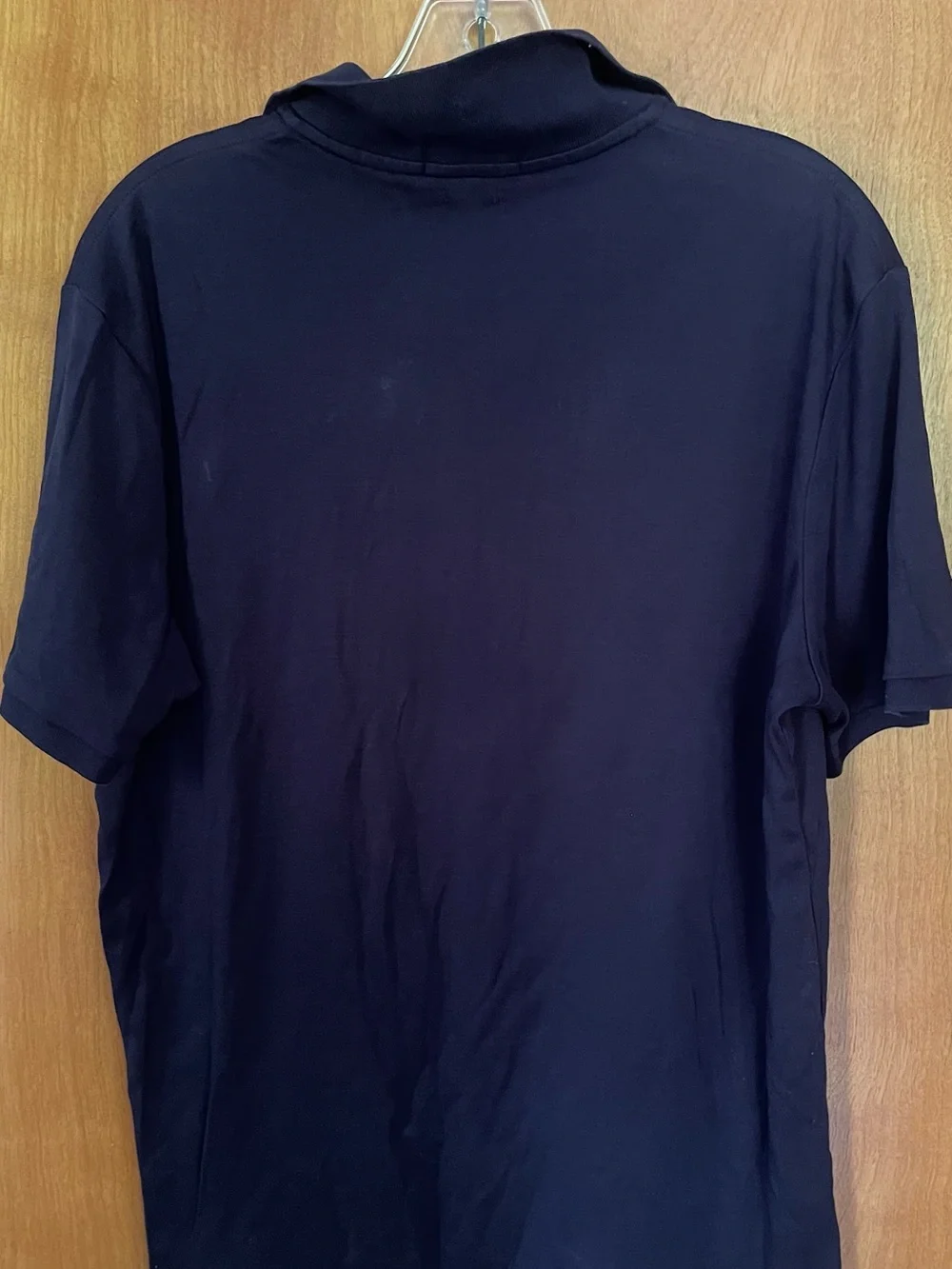 100% cotton Ralph Lauren Navy Polo with embroidered Logo